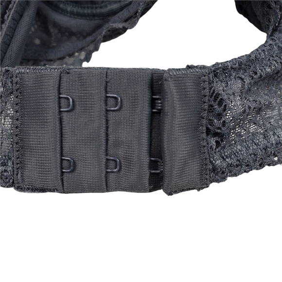 VICTORIA'S SECRET Grey Lace Halter Bralette M - Picture 6 of 7